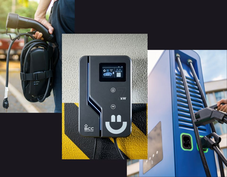 Types of EV Chargers: Portable, Home and Comercial Use, DC Chargers